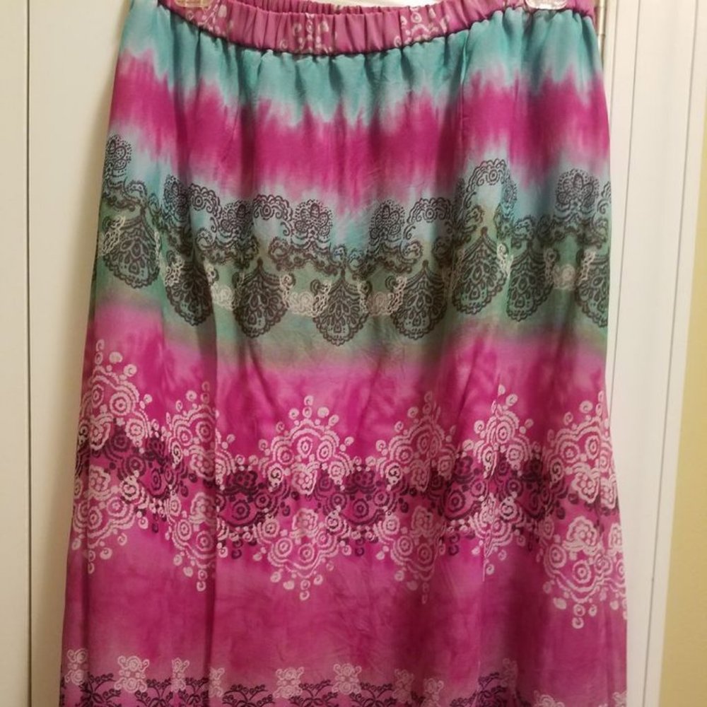 100% silk Coldwater Creek skirt